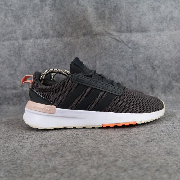 Adidas Shoes Womens 7 Athletic Trainers Cloudfoam Super Racer Geo Fit Running - Picture 2 of 16